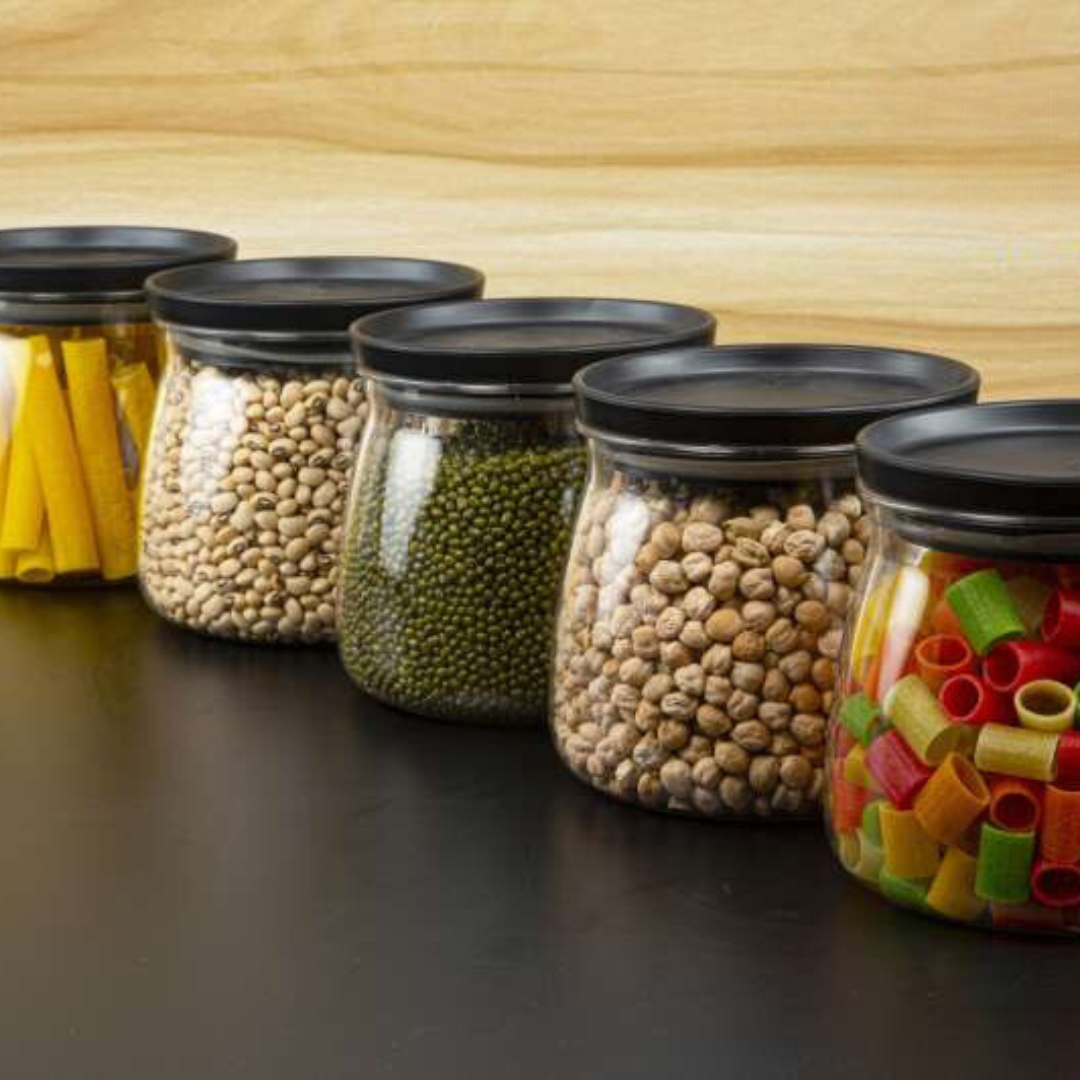 Matka Jar with Air Tight & Leak Proof Lid (Set of 6)