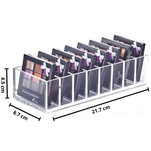 8 Slots Acrylic Makeup Organiser