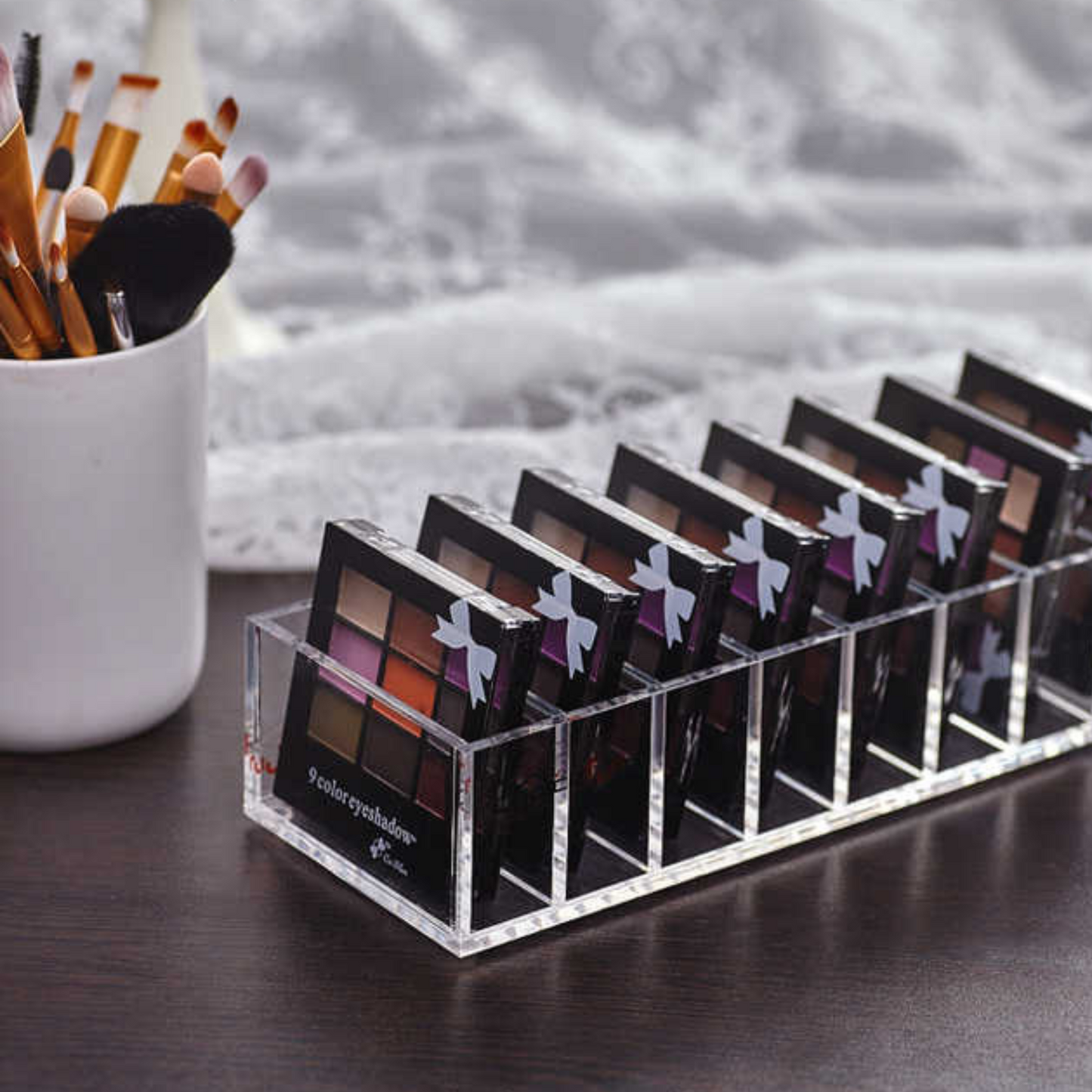 8 Slots Acrylic Makeup Organiser