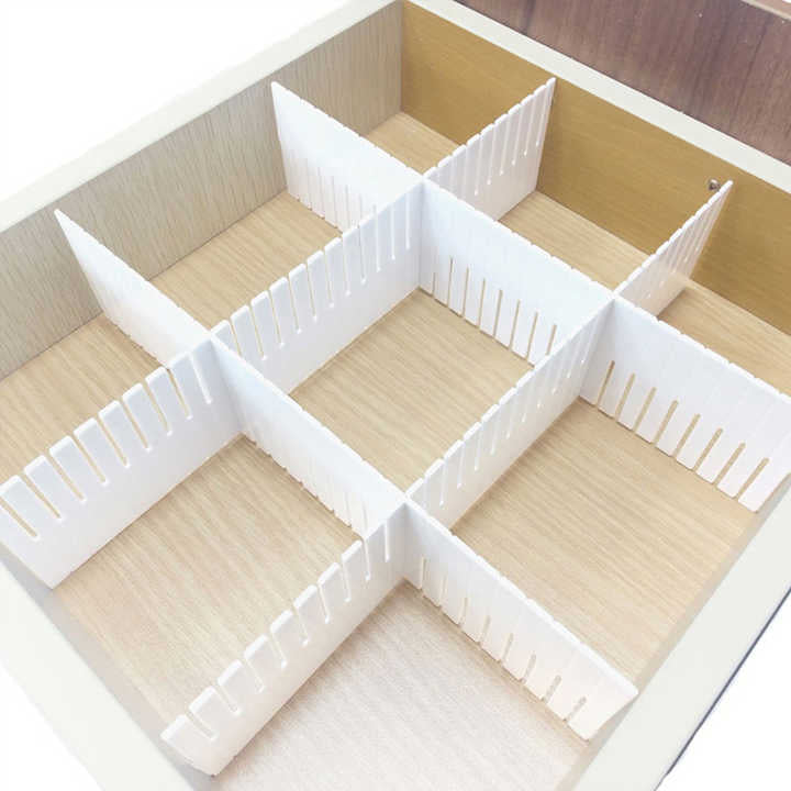 Adjustable 8 Strips Drawer Divider