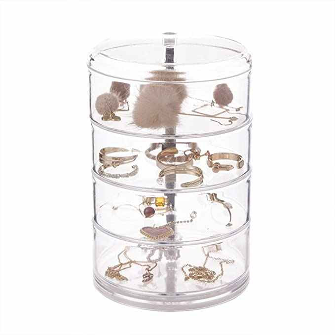 Spinning Rack for Makeup and Jewellery Storage