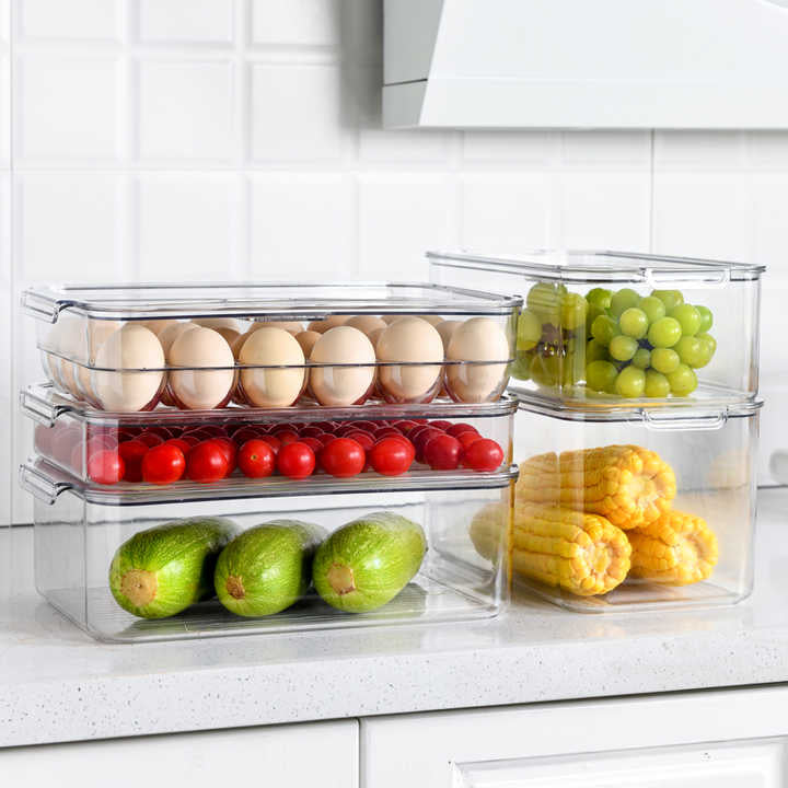 Fresh Keeping Transparent Fridge Storage Container