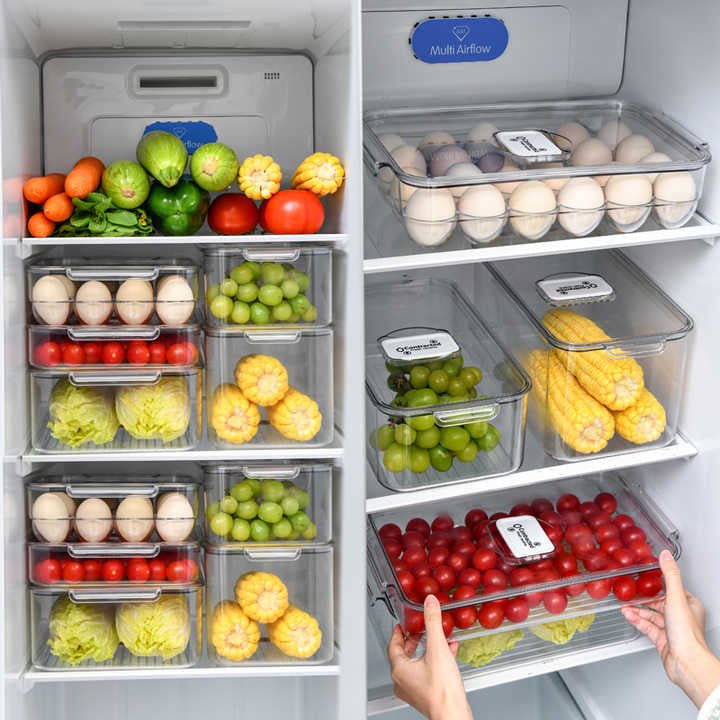 Fresh Keeping Transparent Fridge Storage Container