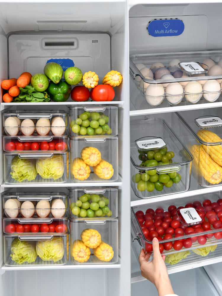 Fresh Keeping Transparent Fridge Storage Container