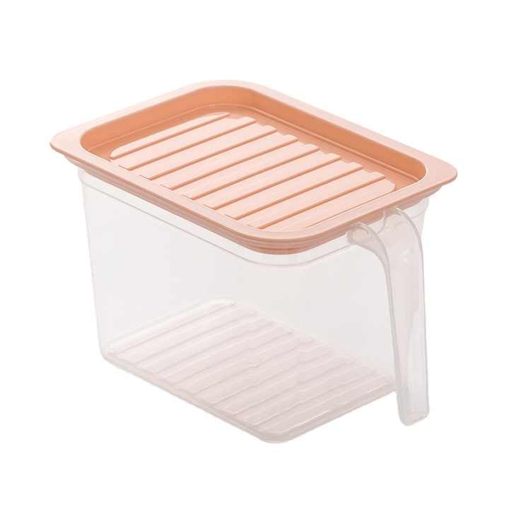 Fridge Container with Handle & Lid (Set of 6)