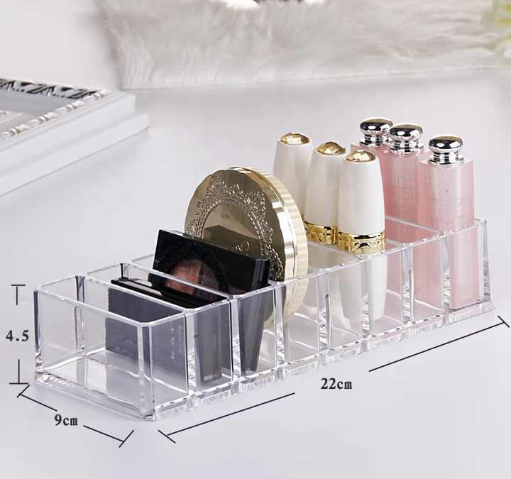 8 Slots Acrylic Makeup Organiser