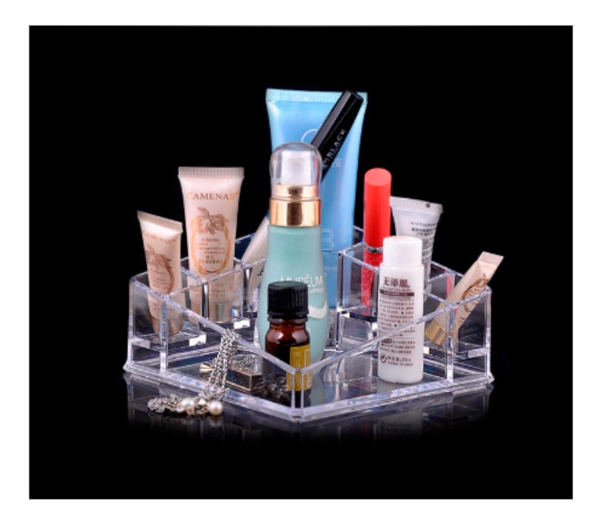 9 Slot Acrylic Lipstick and Makeup Organiser