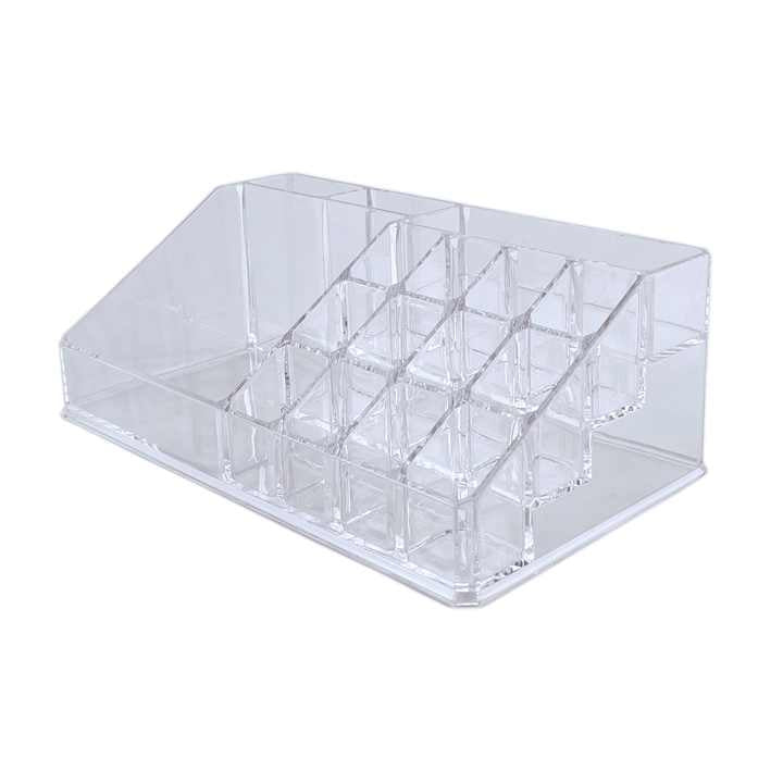 16 Grid Clear Lipstick and Nail Paint Stand