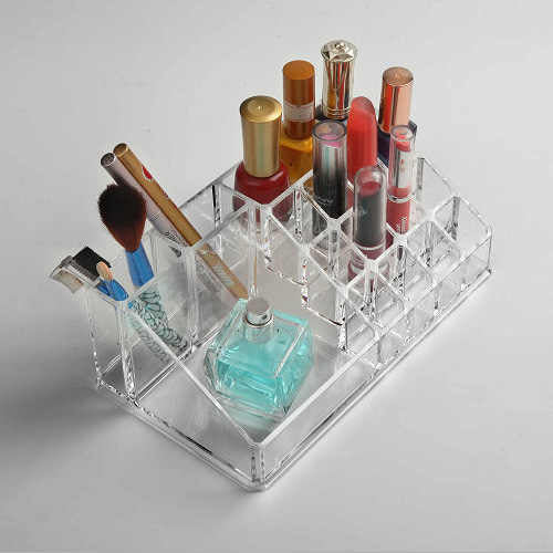 16 Grid Clear Lipstick and Nail Paint Stand