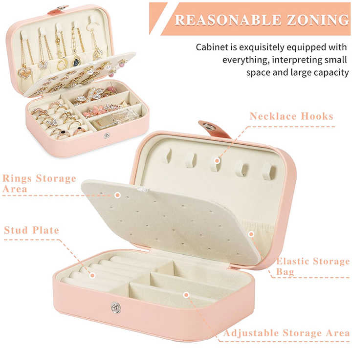 Multilayer Portable Jewellery Storage Box