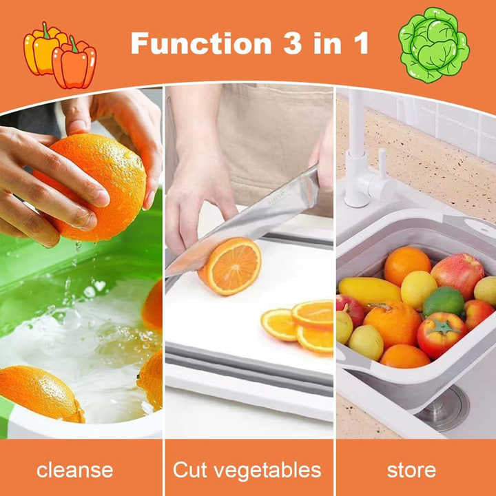 3 in 1 Collapsible Chopping Board