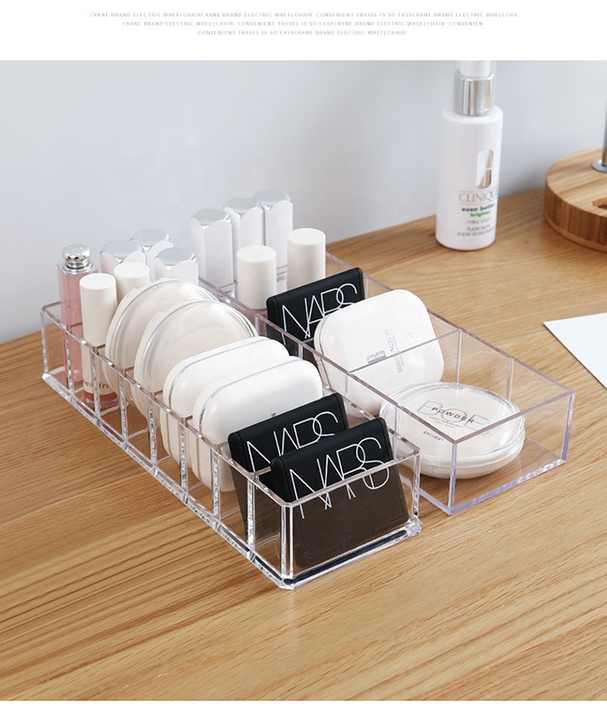 8 Slots Acrylic Makeup Organiser