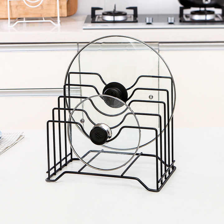 Multi-Function Pan Cover Storage Rack