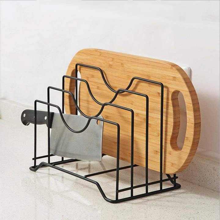 Multi-Function Pan Cover Storage Rack